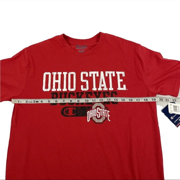 New Mens Champion Ohio State Buckeyes Short Sleeve T-Shirt Sz M NWT - Picture 6 of 7